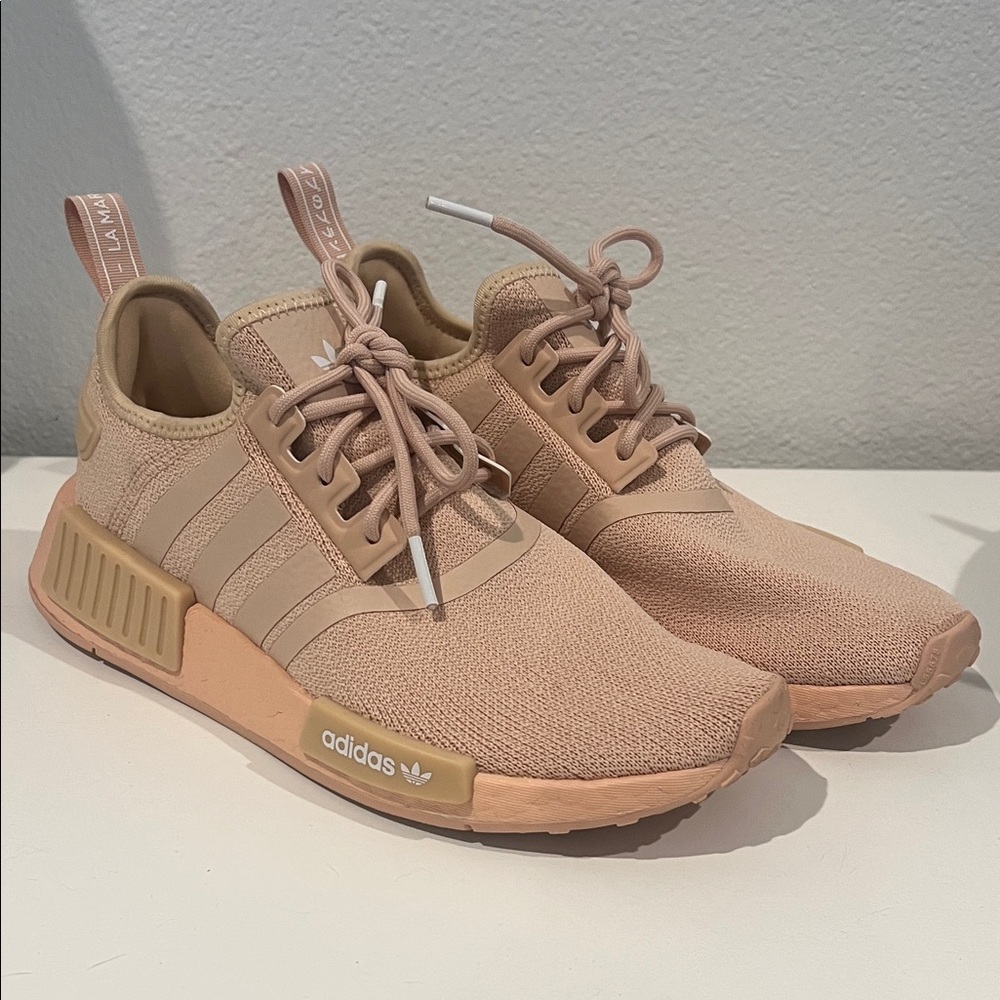Adidas Beige NMD R1 Sneakers